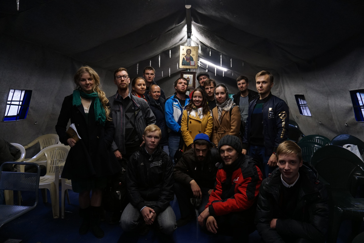 «Стол Милосердия»: поездка семинаристов-добровольцев к бездомным