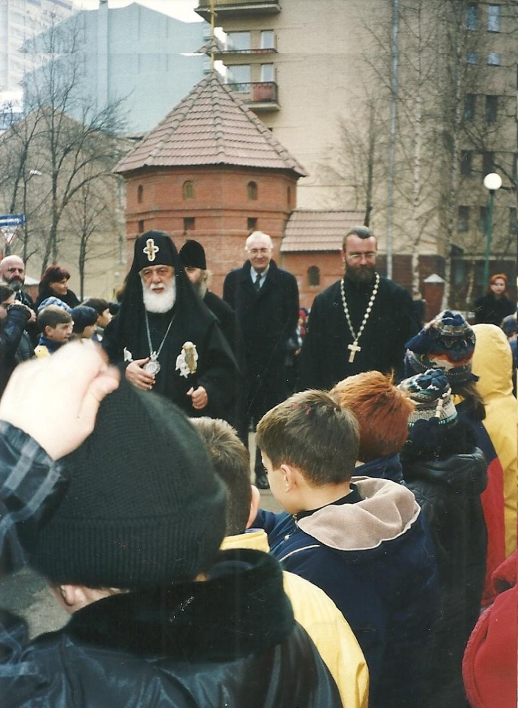 Илия II (католикос-патриарх всея Грузии) посещает школу